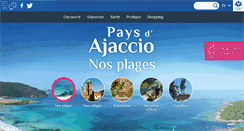 Desktop Screenshot of ajaccio-tourisme.com
