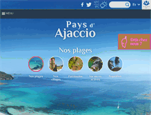 Tablet Screenshot of ajaccio-tourisme.com